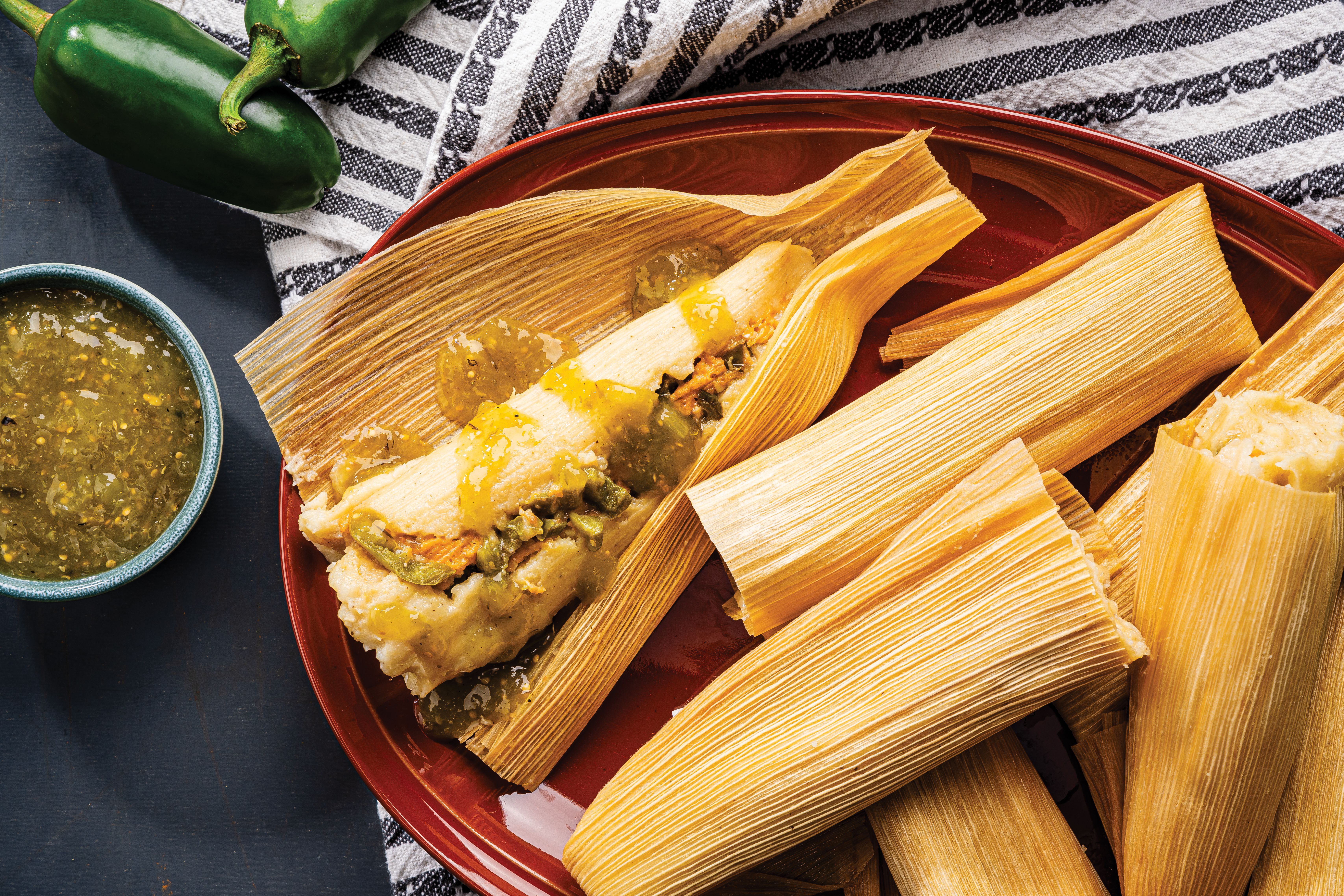 Jalapeno-Cheese Tamales